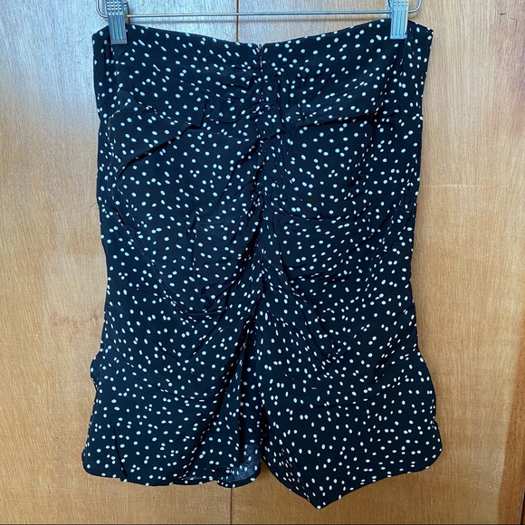 ZARA Draped Polkadot Skirt - Picture 4 of 6